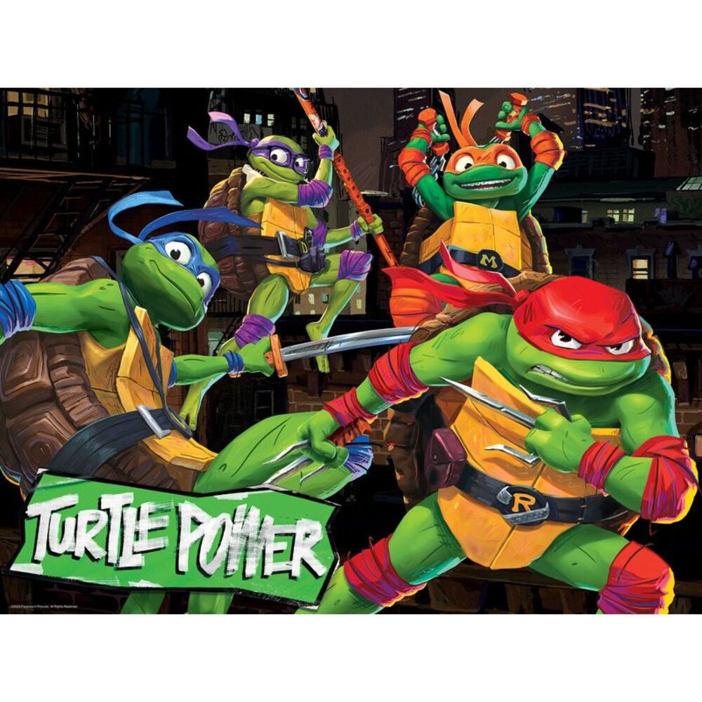 Teenage Mutant Ninja Turtles Turtle Power 500pc 24x18 in 3D Lenticular Puzzle